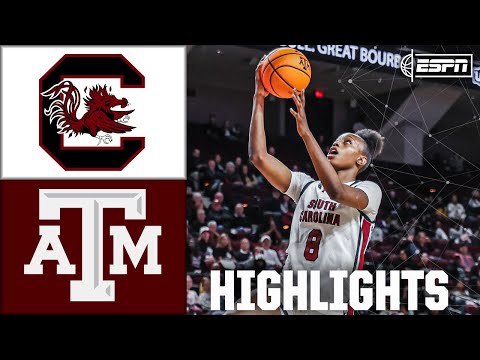 South Carolina Gamecocks vs. Texas A&M Aggies | Full Game Highlights | ESPN College Basketball