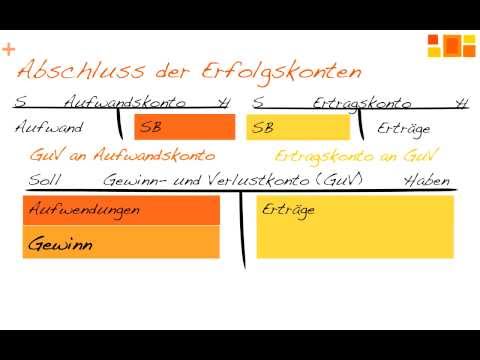 Profit and loss accounts and income statement / Postings to profit and loss accounts