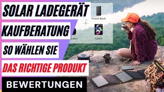 Solar Ladegerät Test die besten Solar Panels für Handys und Outdoor im Vergleich. Kaufberatung.