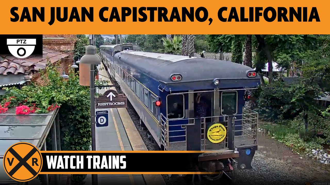Live webcam view of San Juan Capistrano Station Train Camera
