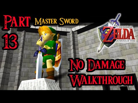 Zelda Ocarina of Time 100% Walkthrough Widescreen HD Part 13 - The Master Sword - Adult Link - Sheik