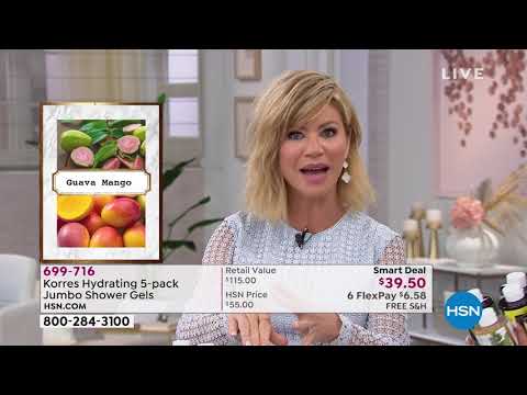 Korres Hydrating 5pack Jumbo Shower Gels