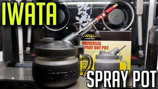 IWATA Airbrush Spray Out Pot, Best One Made IMO