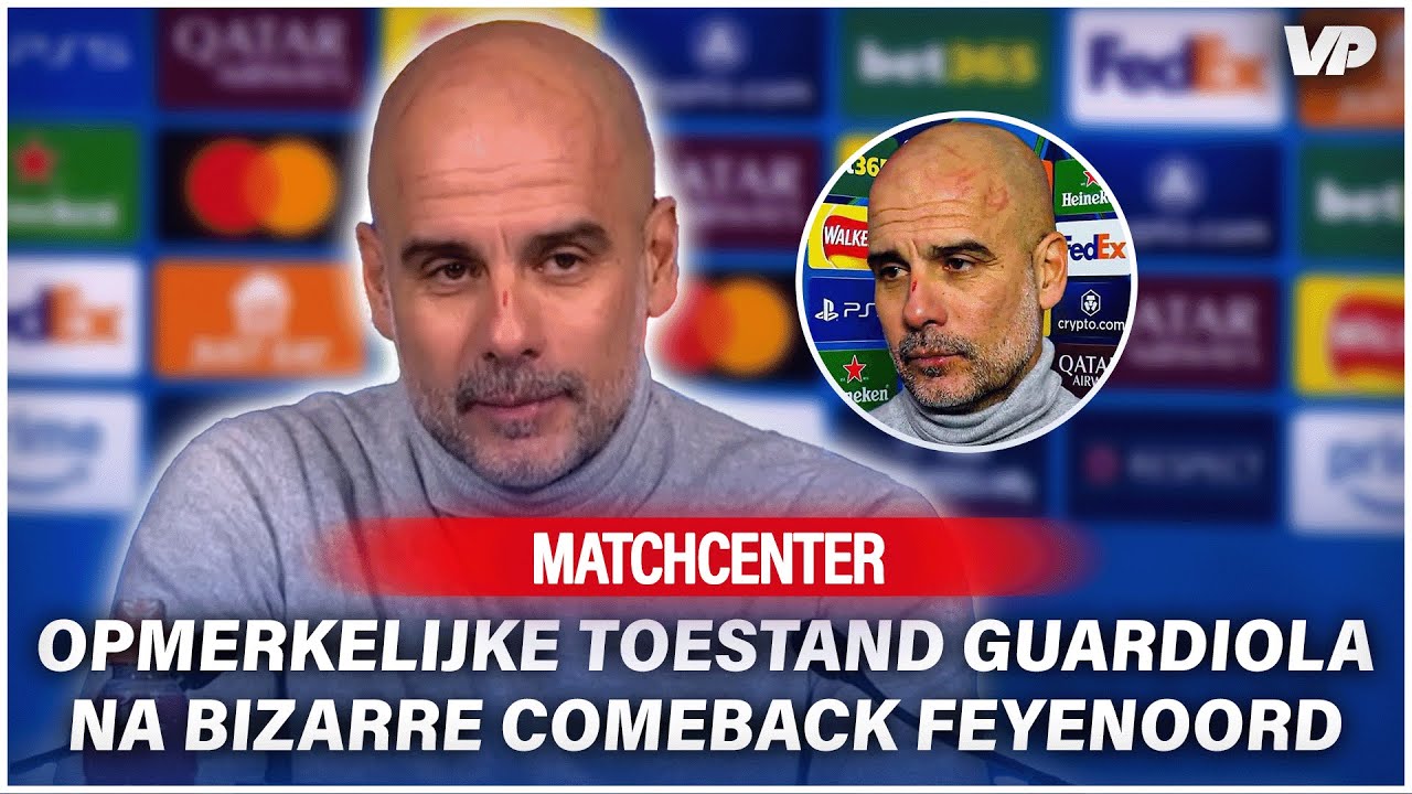 Thumbnail for article: Woedende Guardiola komt met wonden op persconferentie: 'Duel was niet in gevaar'