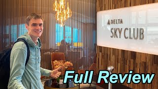 Delta Sky Club LAX, BEST Airline Lounge? (FULL REVIEW)