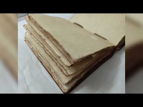 Embossed Leather Journals With Handmade Papers
