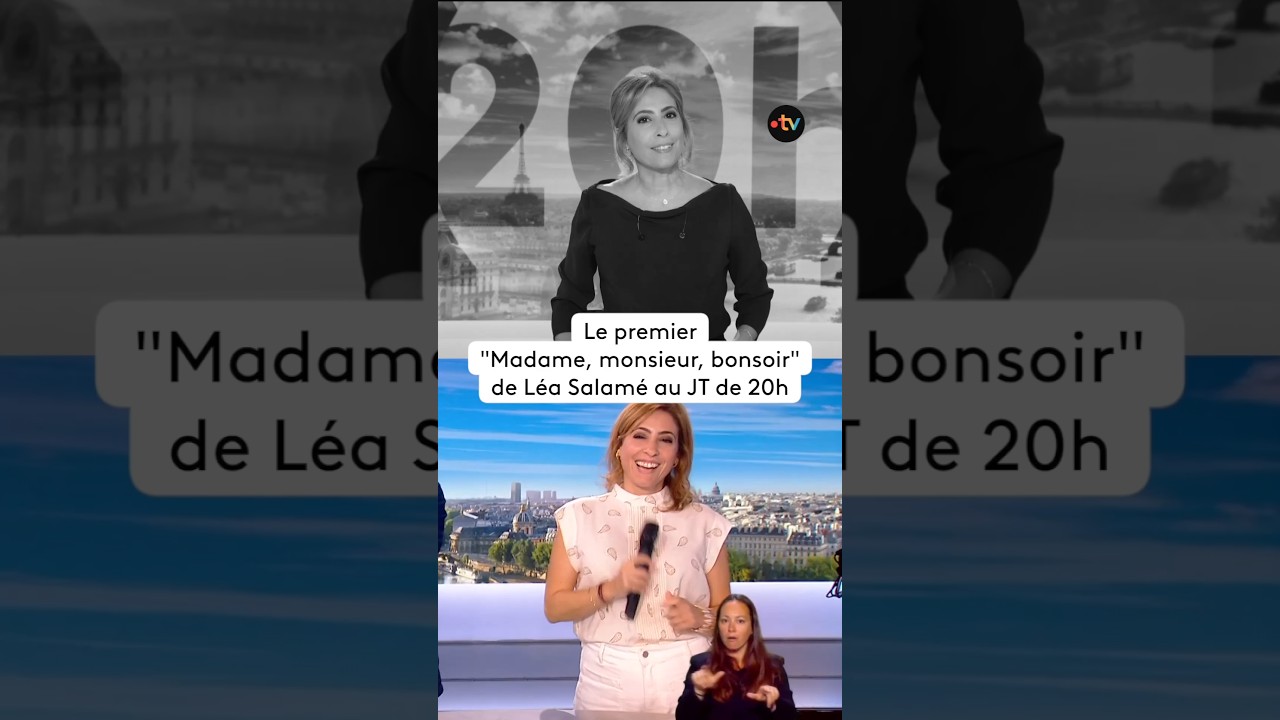 L'entrainement a payé ! #LéaSalamé #JT20h #FranceTV