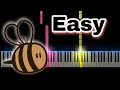 Bambee - Sweet Little Bumble Bee (Easy Piano Tutorial)