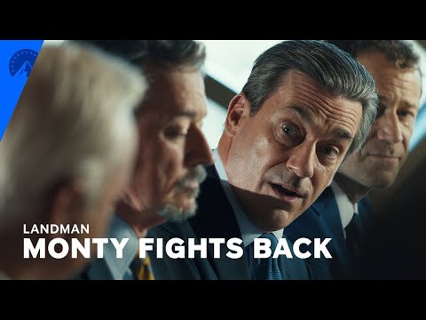 Landman | Monty Argues with Oil Execs (S1, E5)  | Paramount+