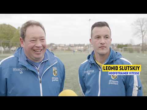 Leonid Slutskiy geeft training aan jeugdteam Eldenia