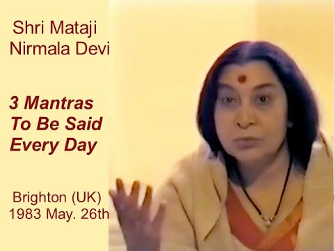1983 0526 3 Mantras to be said every day