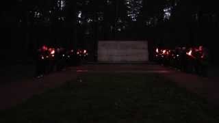 preview picture of video 'Totengedenken auf dem Heidefriedhof - Aktionswoche 13. Februar 2015'