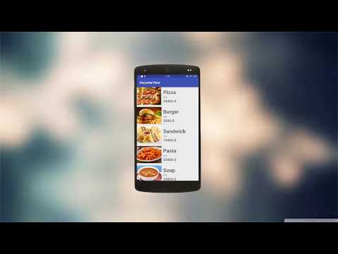 Android Customize list using  RecyclerView