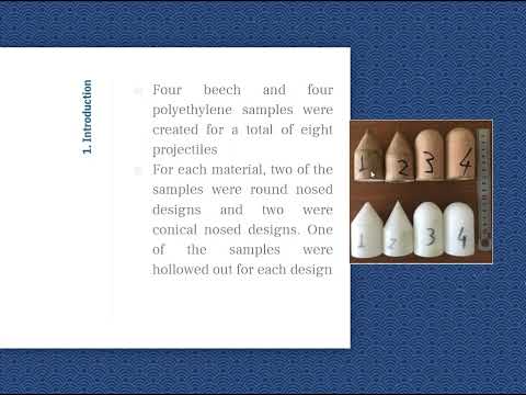 Shape and Material Effects of the Projectiles on the Shooting Range_No: 22039_ICME 2022_Pakistan