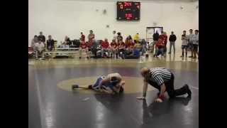 preview picture of video 'Dominic Hathaway 113 lb Reynoldsburg High school wrestling 2012'