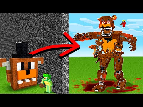 I Cheated with //SCARE in FNAF Build Challenge in Minecraft
