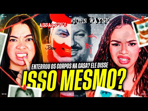 REACTING to THE KILLER CLOWN - JOHN WAYNE GACY | Nat and Vic MV