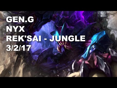 Gen.G Nyx Jungle Rek'Sai vs Ekko - KR Grandmaster Patch 10.8