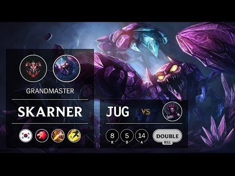 Skarner Jungle vs Elise - KR Grandmaster Patch 9.13
