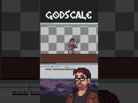 Créer le premier ennemi dans mon jeu GODSCALE, roguelike de combat en pixel art #indiedev