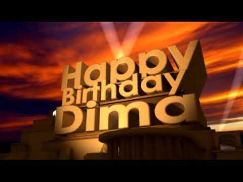 Happy Birthday Dima