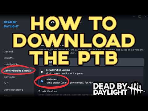 Steam Community :: Video :: How to Download the Dead by Daylight PTB ...