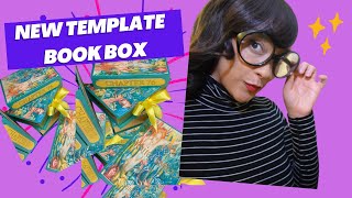 New Book Box Template | Step by Step how to put together