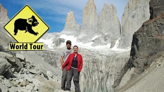 preview picture of video 'Torres del paine patagonie chili amerique du sud tour du monde'