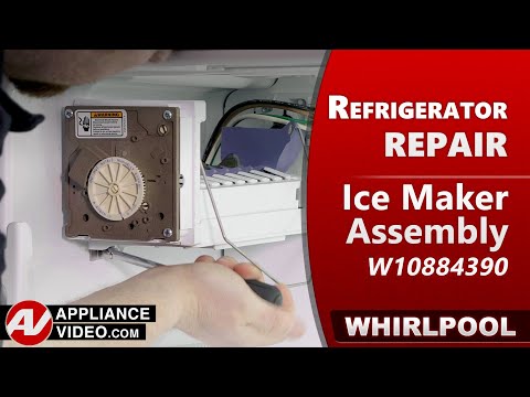 Whirlpool Refrigerator - No Ice Production - Ice Maker Assembly Repair