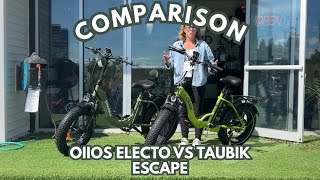 Oiios Electo vs Taubik Escape⚡ -Comparison of Folding Fat Tire Electric Bicycles