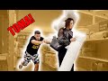 Throwing PILLOWS At People