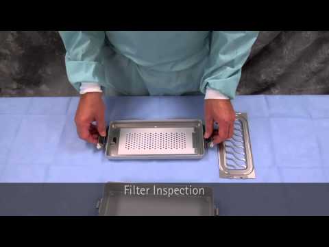 Prep & Pack of the Mini, Quarter & Extra Long Mini Aesculap SterilContainer™ System