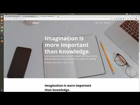 How to create a Blog using Bootstrap Tutorial