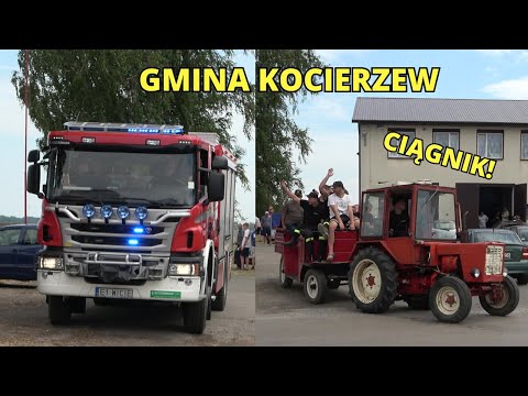 Alarmowo 7 wozów strażackich z jednostek OSP z gminy Kocierzew Płd. po zawodach!