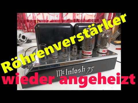 Röhren Hifi Verstärker Mcintosh MC 75 defekt reparieren Tube Amplifier repair