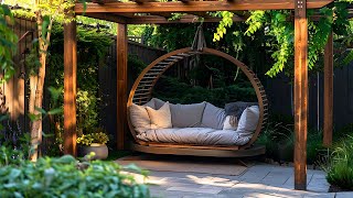 Cozy Corner: DIY Loveseat Pergola for Urban Garden Relaxation - Designing House Ideas 2024