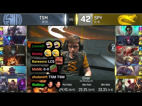 TSM vs SPY | 2016 Worlds - Group Stage Day 7 | Twitch VOD with Chat