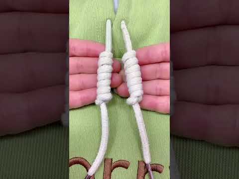 Learn to Tie Hoodie String Part 3180 #shorts
