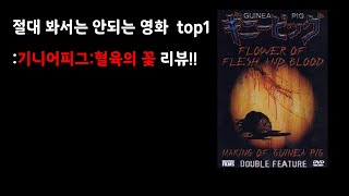 절대로 보면 안 되는 그지 같은 영화 리뷰하기~!! [기니어피그:혈육의 꽃]