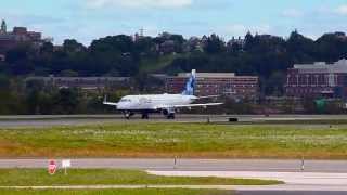 preview picture of video 'JetBlue E190 departure from Portland, Maine'