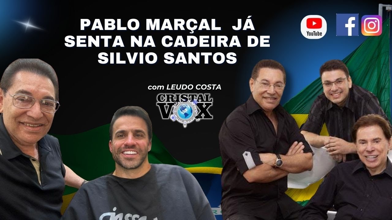PABLO MARÇAL  JÁ  SENTA  NA  CADEIRA  DE  SILVIO  SANTOS