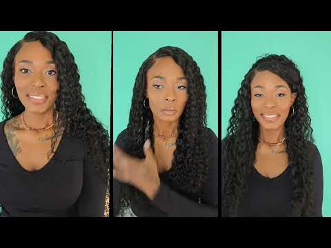 18inch natural color Peruvian Virgin Hair Body Curl lace front wig