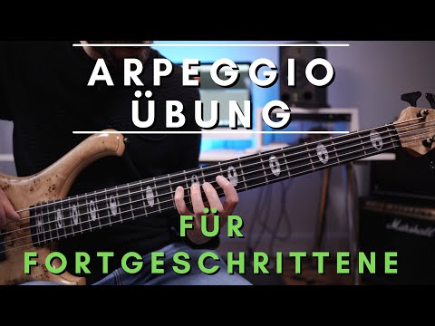 Bass Arpeggios für Fortgeschrittene - Übung mit chromatischen Annäherungsnoten
