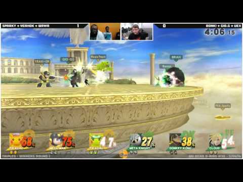 WBB #30 | Bonk, Gio & Vex vs Sparky, Wawa & YeahOK - Winners Round 1 - Sm4sh Triples