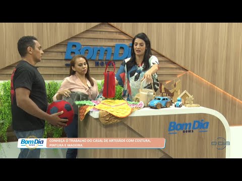 Conheça o trabalho do casal de artesãos com costura, pintura e madeira 05 09 2022