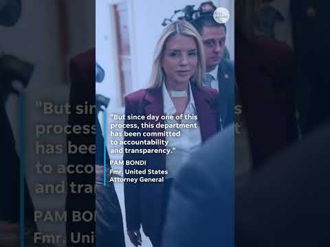 Democrats blast Pam Bondi over Justice Department testimony