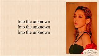 Taeyeon (태연) - Into The Unknown (숨겨진 세상 Frozen 2 OST) Easy Lyrics