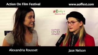 Action On Film Interviews Jase Nelson with Alexandria Rousset
