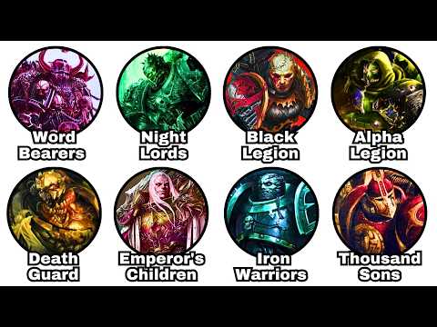 Every Chaos Space Marine Legion Explained in 12 Minutes