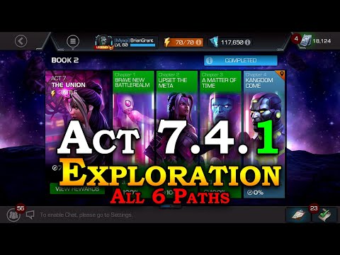 Act 7.4.1 - All 6 Paths - Full Exploration | Marvel Contest of Champions